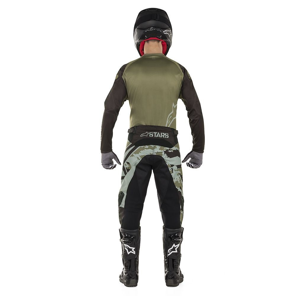 ALPINES. RACER TACTICAL PANTS 9006 BLACK GREEN CAM