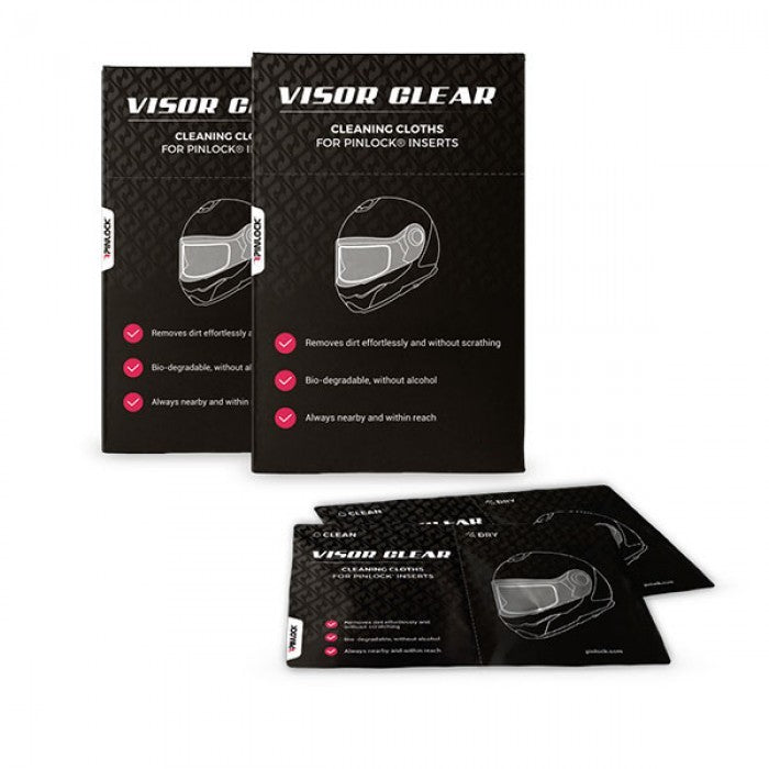 PINLOCK VISOR CLEAR ARAI CLEANING CLOTHS