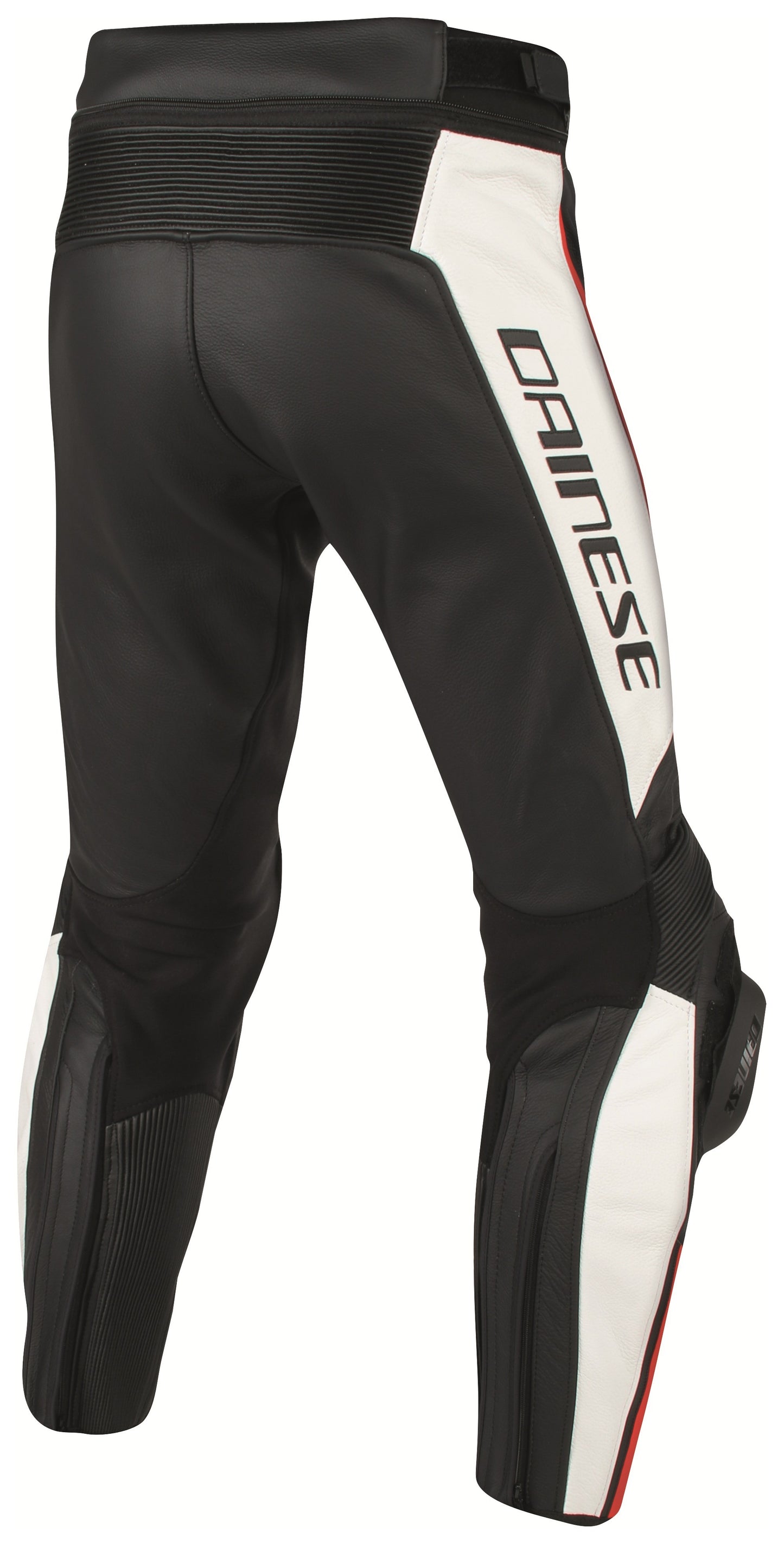 MISANO PERF. LEATHER PANTS N32 BLACK WHITE RED