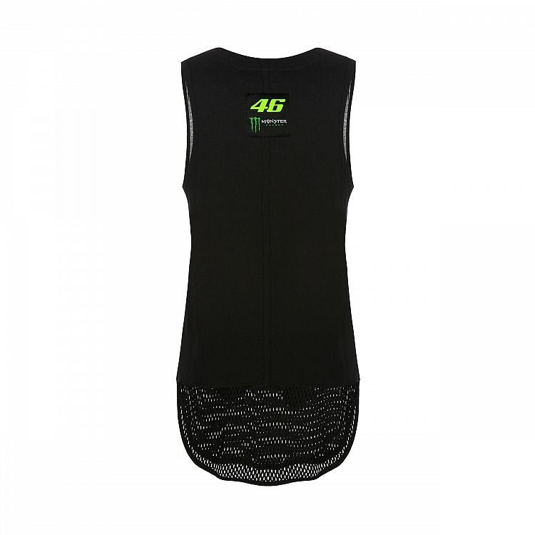 MOWTT359704 TANK TOP WOMAN VR46 MONSTER BLACK