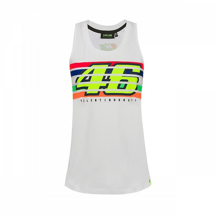 VRWTT352606 TANK TOP WOMAN WHITE STRIPES