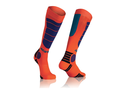 CALZA MX IMPACT 204 ARANCIO BLUE