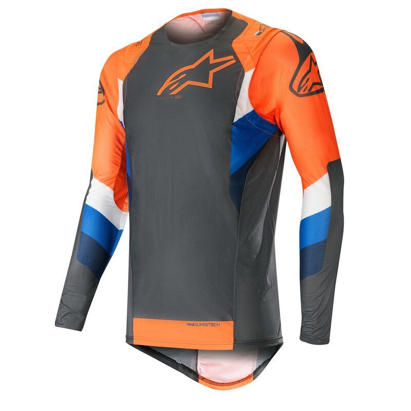ALPINES. SUPERTECH JERSEY 1444 ANTHRACITE ORANGE (3760719)