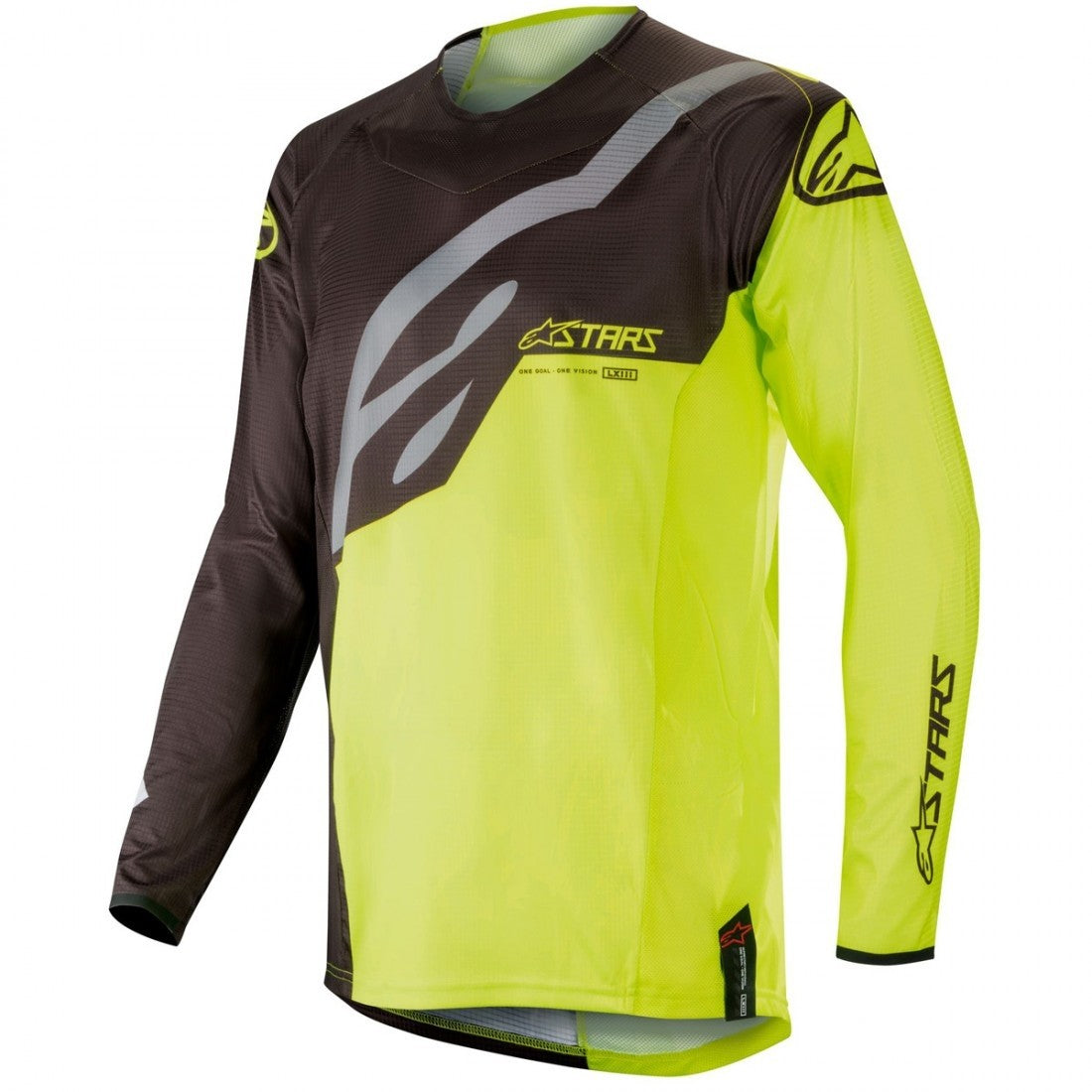 ALPINES. TECHSTAR FACTORY JERSEY 155 BLACK YELLOW (3761019)