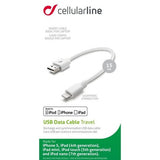 USBDATACTRMFIIPH5 CAVO DATI 15CM IPHONE USB LIGHTNING WHITE