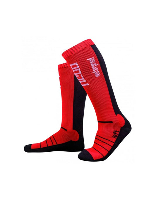 HE6404 CALZE HEBO WATERPROOF SOCKS BLACK RED