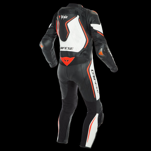 MISANO 2 D-AIR PERF. 1PC SUIT N32 BLACK WHITE FLUO-RED