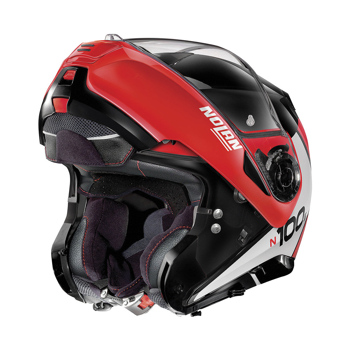 N100-5 PLUS DISTINCTIVE 027 GLOSSY BLACK RED WHITE N100.5 N100 5