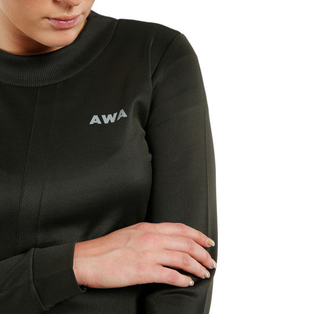 AWA BLACK SOFT FLEECE WOMAN 11C NINE-IRON