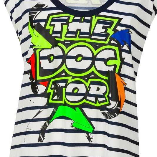 VRWTS392003NF T-SHIRT WOMAN VR46 STREET ART WHITE