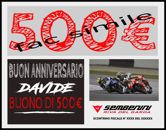 BUONO REGALO ONLINE 500 EURO