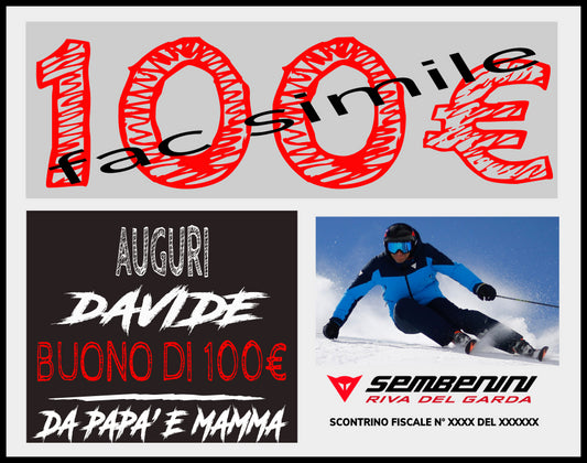 BUONO REGALO ONLINE 100 EURO