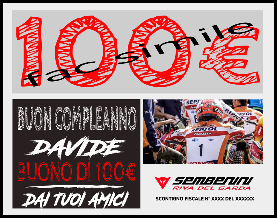 BUONO REGALO ONLINE 100 EURO