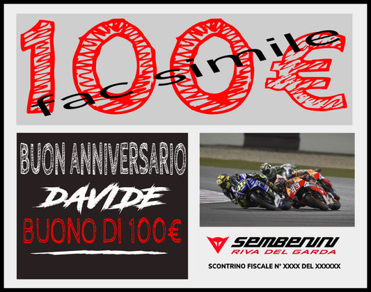 BUONO REGALO ONLINE 100 EURO