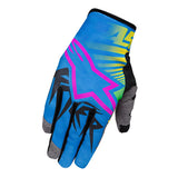 RACER BRAAP GLOVES 579 YELLOW CYAN MAGENTA