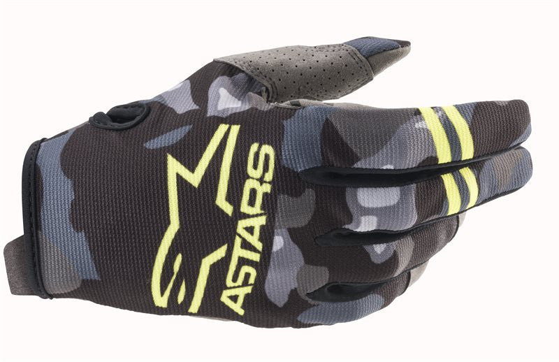 RADAR GLOVES 9155 GRAY CAMO YELLOW (3561821)