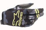 RADAR GLOVES 9155 GRAY CAMO YELLOW (3561821)