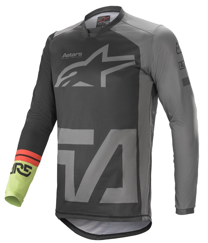 ALPINES. RACER COMPASS JERSEY 1116 BLACK GRAY GREEN (3762121)