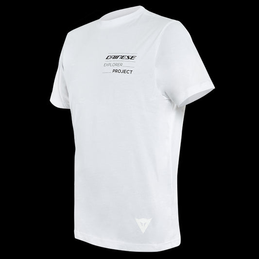 T-SHIRT ADVENTURE LONG 601 WHITE BLACK