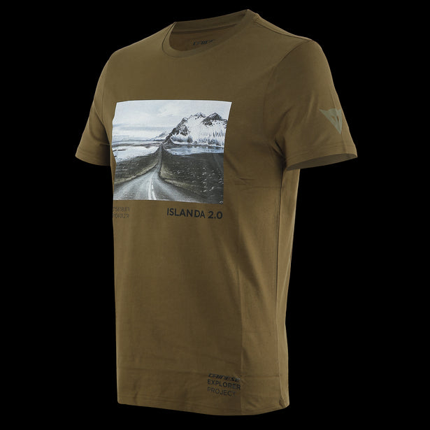 T-SHIRT ADVENTURE DREAM 05F MILITARY-OLIVE BLACK