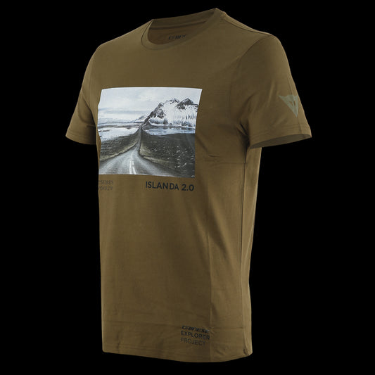 T-SHIRT ADVENTURE DREAM 05F MILITARY-OLIVE BLACK