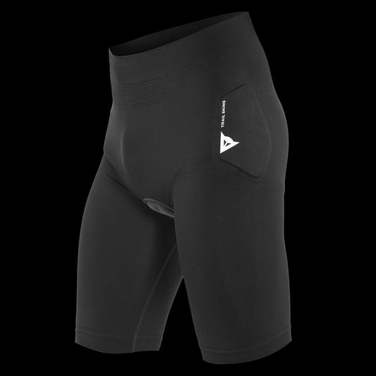 TRAIL SKINS SHORTS 001 BLACK DAINESE