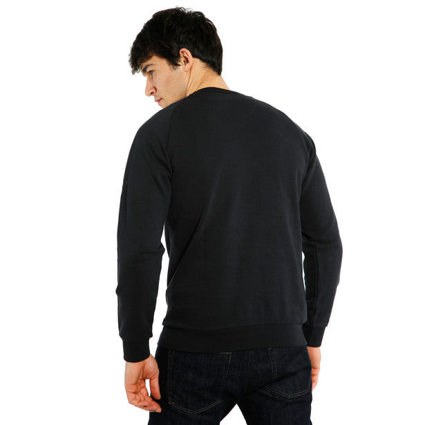 FELPA DAINESE PADDOCK SWEATSHIRT 622 BLACK WHITE