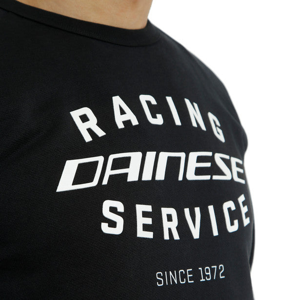 FELPA DAINESE PADDOCK SWEATSHIRT 622 BLACK WHITE