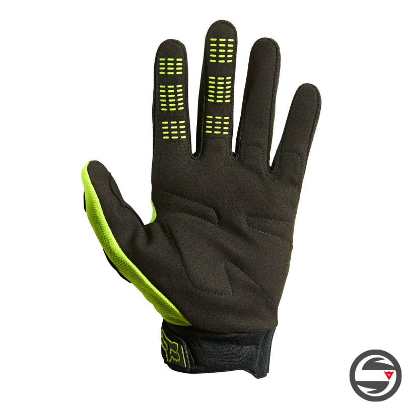 25796-130 DIRTPAW GLOVE FLUO YELLOW FOX TOUCHSCREEN