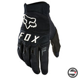 25796-018 DIRTPAW GLOVE BLACK WHITE FOX TOUCHSCREEN