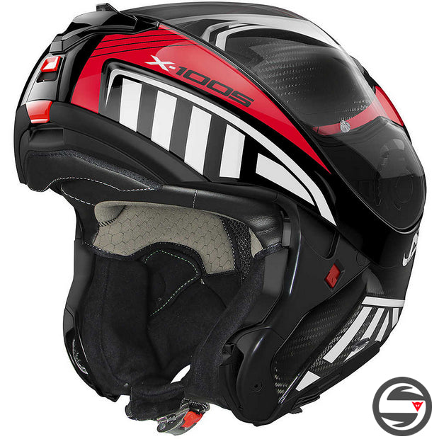 X-1005 ULTRACARBON CHEYENNE 011 BLACK RED WHITE