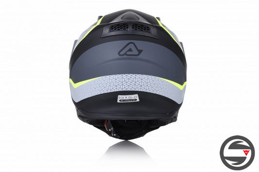 CASCO ACERBIS REACTIVE GRAFFIX 319 NERO GRIGIO