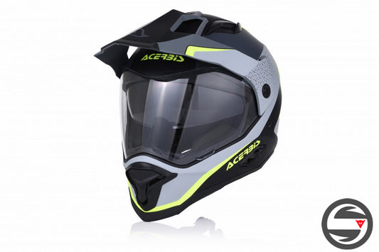 CASCO ACERBIS REACTIVE GRAFFIX 319 NERO GRIGIO