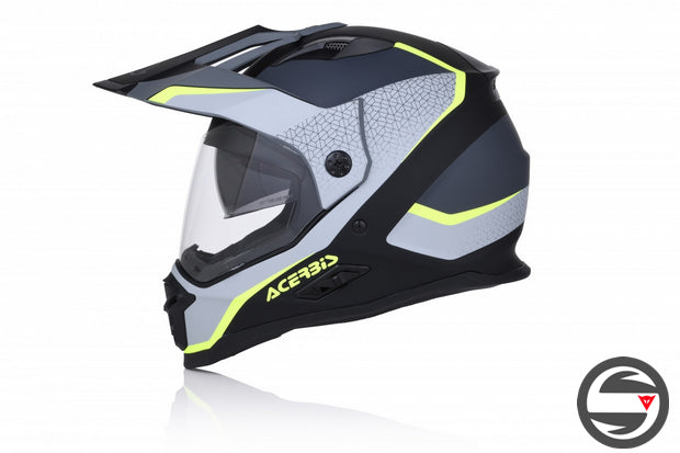 CASCO ACERBIS REACTIVE GRAFFIX 319 NERO GRIGIO