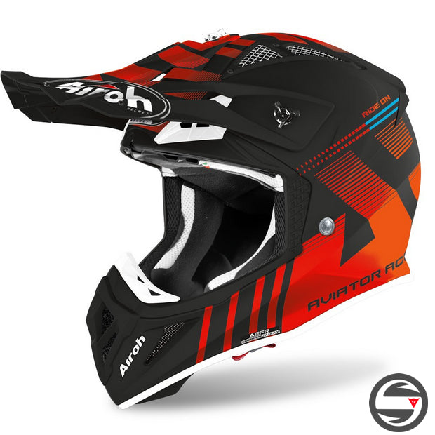 AIROH AVIATOR ACE NEMESI ORANGE MATT AVAN32