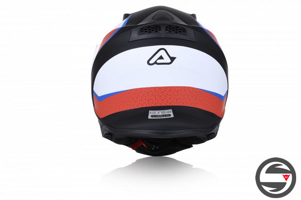 CASCO ACERBIS REACTIVE GRAFFIX 343 ROSSO BIANCO