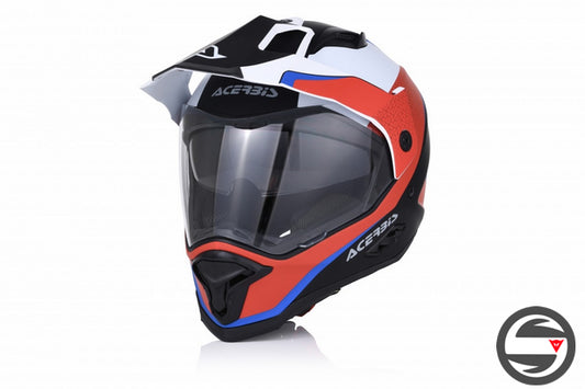 CASCO ACERBIS REACTIVE GRAFFIX 343 ROSSO BIANCO