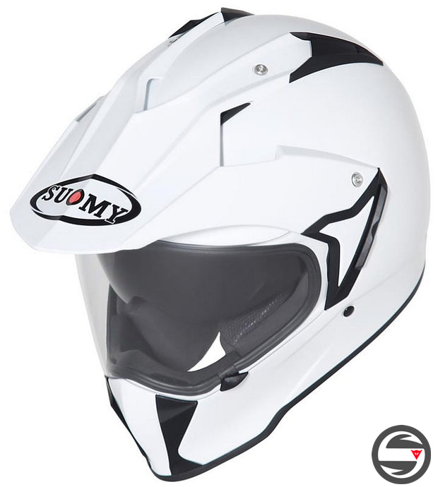 MX TOURER PLAIN WHITE SUOMY