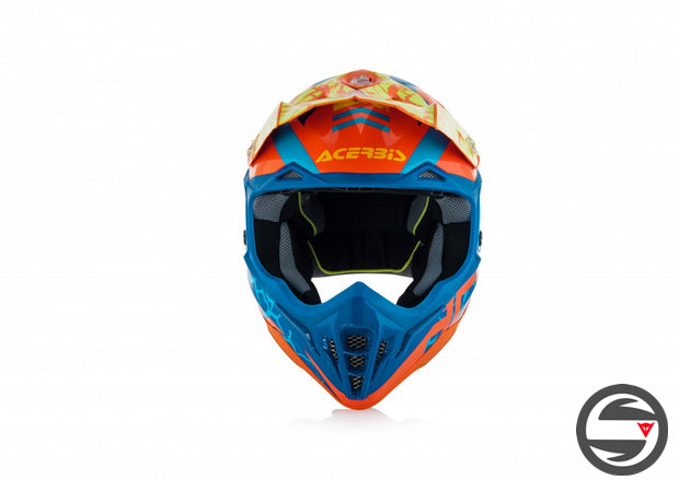 CASCO IMPACT 3.0 ARANCIO BLU