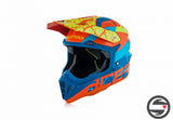 CASCO IMPACT 3.0 ARANCIO BLU