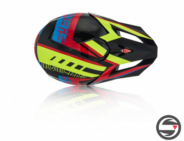 CASCO PROFILE 4 316 ROSSO/BLUE/GIALLO