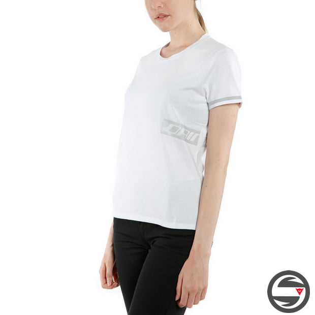 T-SHIRT PADDOCK LADY 85F WHITE GLACIER-GRAY
