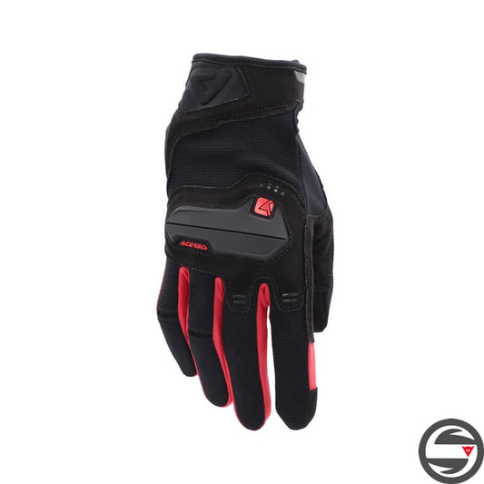 GUANTO X-STREET CE 323 NERO ROSSO