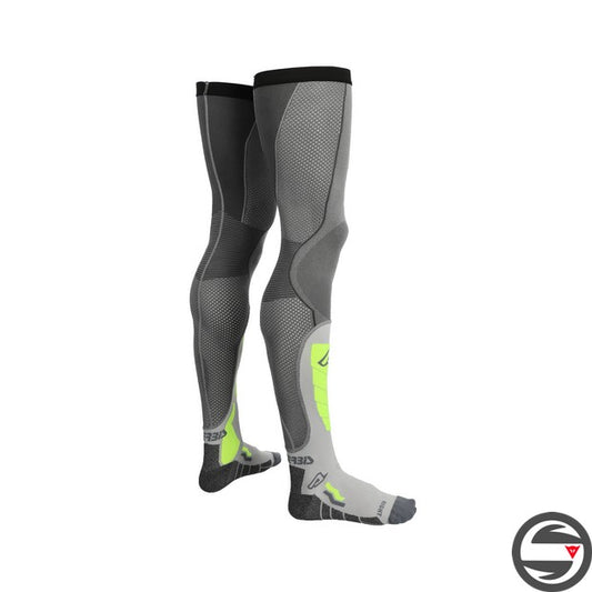 X-LEG PRO VENTED CALZE 290 GRIGIO GIALLO