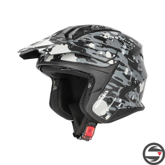 CASCO JET ARIA EVO GRAPHIC 293 GRIGIO NERO