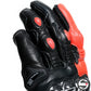 CARBON 3 LONG GLOVES W12 BLACK FLUO-RED WHITE