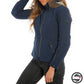 D-DRY MAYFAIR LADY D-DRY JACKET 91D GLACIER-GRAY BLACK IRIS