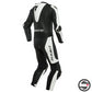 LAGUNA SECA 5 1PC PERF. LEATHER SUIT S/T 622 BLACK WHITE