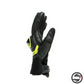 MIG 3 UNISEX LEATHER GLOVES 620 BLACK FLUO YELLOW