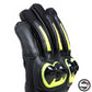 MIG 3 UNISEX LEATHER GLOVES 620 BLACK FLUO YELLOW